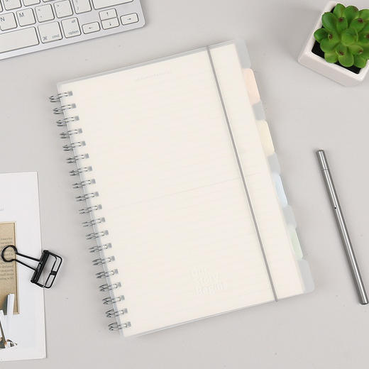 初品 B5分页侧翻线圈本 120页/本横线，网格，空白备注 商品图0