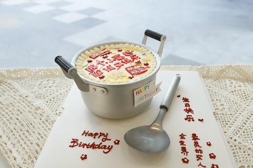 土味复古铝锅蛋糕 商品图0