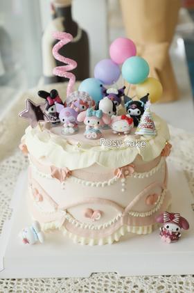 三丽鸥款美乐蒂&库洛米&玉桂狗