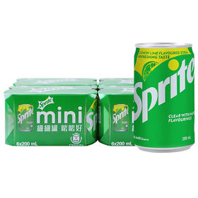 200ml迷你雪碧柠檬青柠味汽水