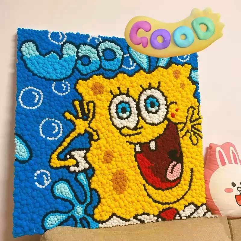 【绘画】毛球画