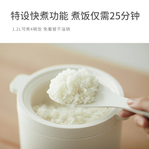 心选丨olayks迷你电饭煲多功能小型电饭煲1一2人mini电饭锅1.2L 商品图1