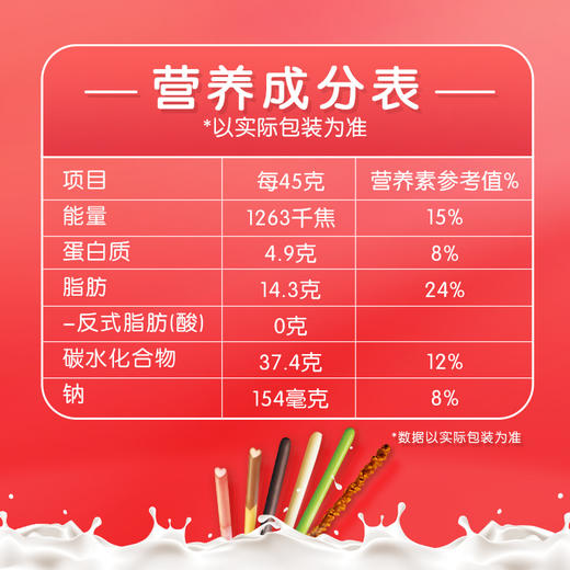 格力高百奇巧克力味装饰饼干55g 商品图2