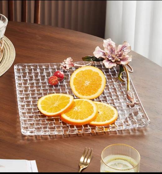 E-N-H0376/0375 诺诗曼 花开似锦珐琅果盘碟 商品图2