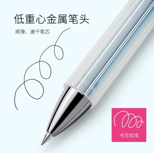 斑马ZZJ49气垫速干中性笔（笔杆颜色随机） 商品图4