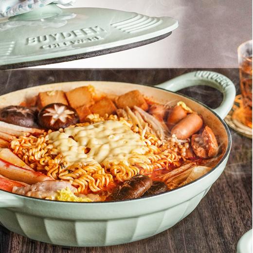 【专柜-北鼎】北鼎珐琅锅铸铁锅焖焗锅海鲜锅28cm家用多功能锅焖炖炒锅砂锅 商品图4