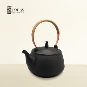 【样品清仓特惠5折，仅1个无货退款】陆宝陶瓷禅蕴烧水壶围炉煮茶陶壶家用泡茶壶1.5L