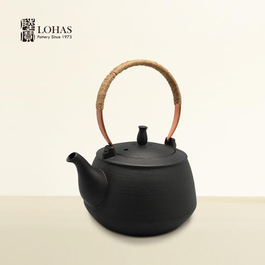 【样品清仓特惠5折，仅1个无货退款】陆宝陶瓷禅蕴烧水壶围炉煮茶陶壶家用泡茶壶1.5L 商品图0