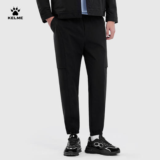 KELME卡尔美梭织长裤男春季薄宽松束脚裤运动裤休闲裤子 商品图1