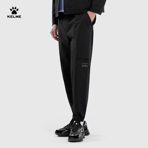 KELME卡尔美梭织长裤男春季薄宽松束脚裤运动裤休闲裤子 商品图0