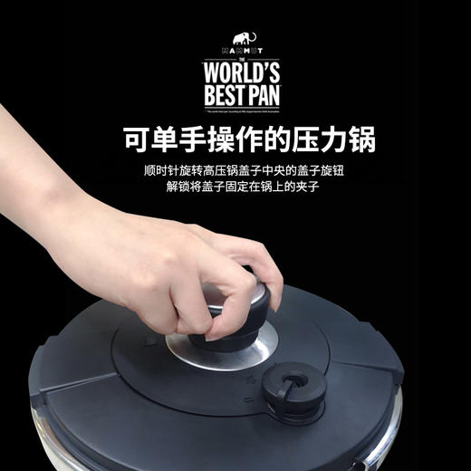 德国AMT5.5L高压锅 商品图6