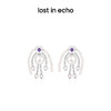 lost in echo原创设计师品牌宝石猎人双马尾小人造型珍珠拼接耳环 商品缩略图0