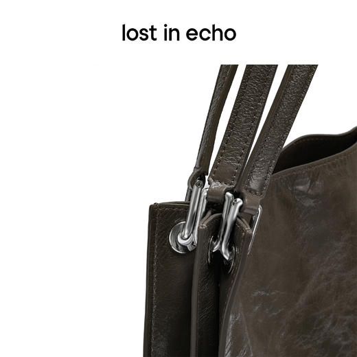 [福利价]lost in echo设计师品牌Ann系列方形三肩带风琴包电脑包tote包女 商品图3