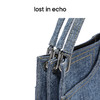 [福利价]lost in echo设计师品牌Ann系列印花色方形三肩带风琴牛仔tote包 商品缩略图4
