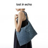 [福利价]lost in echo设计师品牌Ann系列印花色方形三肩带风琴牛仔tote包 商品缩略图2