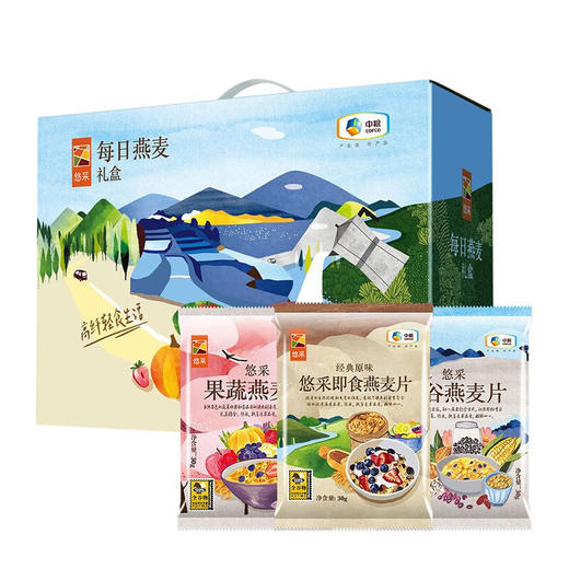 中粮悠采每日燕麦礼盒900g 商品图1