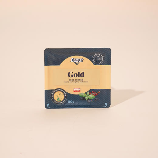 牧森LAZUR金色蓝纹干酪块 100g 商品图0