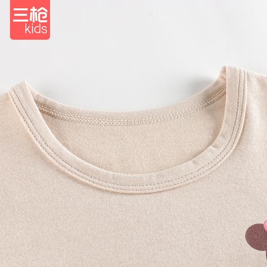 Threegun三枪 【舒肤弹力棉】女童圆领儿童保暖内衣套装-2D270D011 商品图2