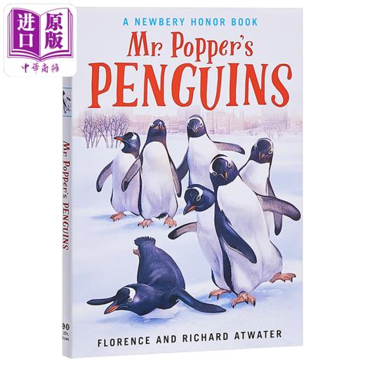 【中商原版】纽伯瑞儿童文学奖获奖 英文童书 波普先生的企鹅 Mr. Popper's Penguins 英文原版 儿童文学 进口图书 商品图1
