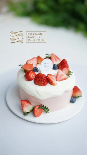 【会员特惠165.44元】草莓优格蛋糕