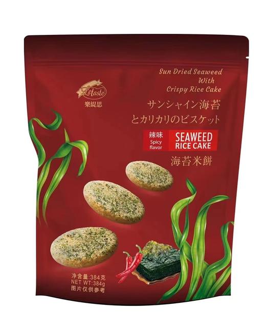乐缇思 海苔米饼（虾味）| 饼干糕点 384g 商品图0