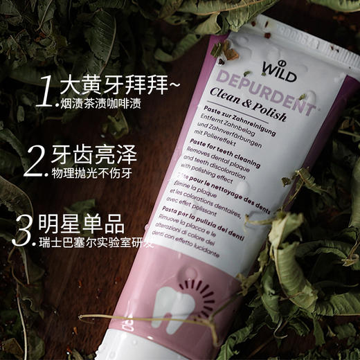 【马泷专属】瑞士原装进口怀尔德Dr.wild 抛光去渍牙膏+钻石粉牙膏 套装 商品图10