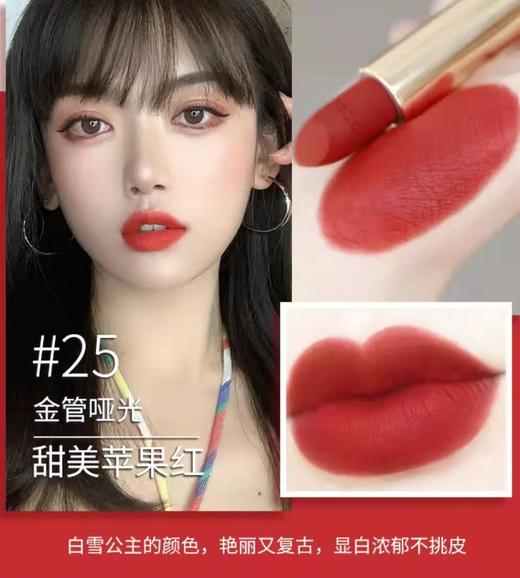 【门店直发 支持同城配送】古驰哑光口红1g/支   25#苹果红 商品图1