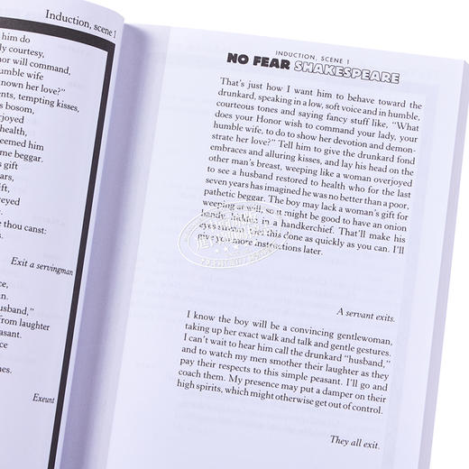 【中商原版】驯悍记 无惧莎士比亚 英文原版 The taming of the shrew No fear shakespeare 商品图3