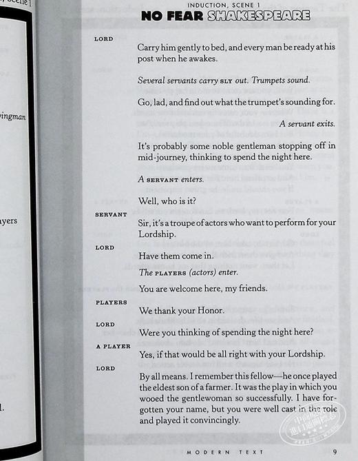 【中商原版】驯悍记 无惧莎士比亚 英文原版 The taming of the shrew No fear shakespeare 商品图8