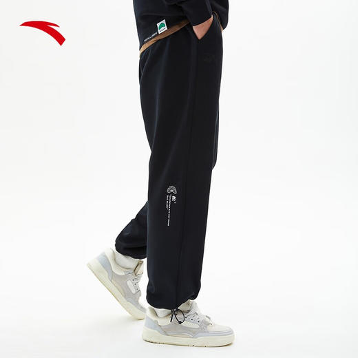 【XS/2XL断码】安踏滑板系列| 咬定青山不放松男女同款针织运动长裤172328322【库存有限，如无货将做退款，介意慎拍！】 商品图10