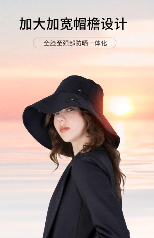 HOII/后益 Mr.HoseaHo刺绣宽版圆筒帽防晒帽[福利品] 商品图6