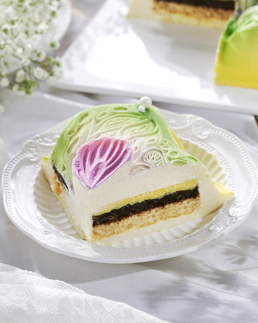 印象派尼斯-日本柚香草榛子慕斯生日蛋糕（2.0磅-3.6磅） 商品图4