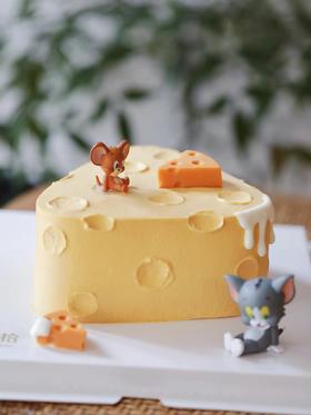 「谁动了我的奶酪？！」Tom&Jerry猫和老鼠·芝士造型·100%动物奶油（提前8小时预订）