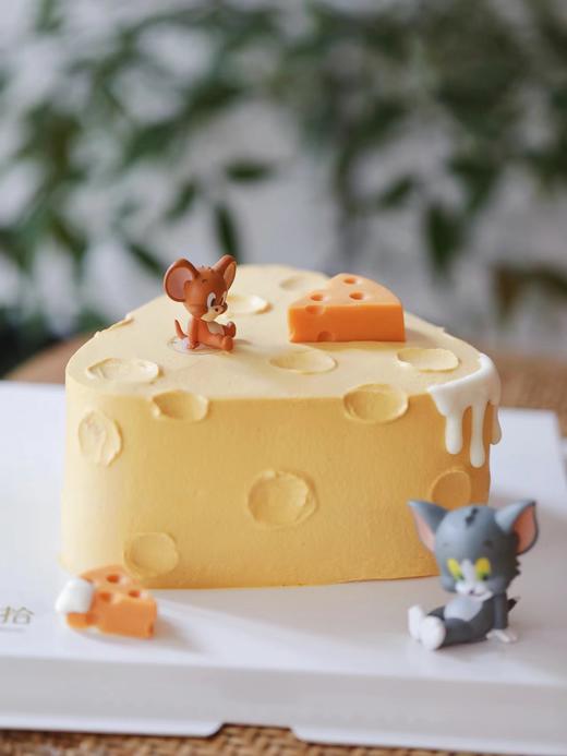 「谁动了我的奶酪？！」Tom&Jerry猫和老鼠·芝士造型·100%动物奶油（提前8小时预订） 商品图0