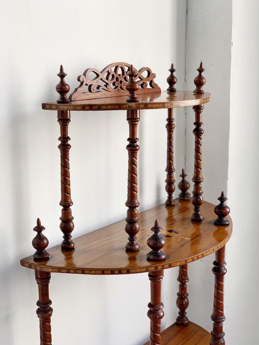 【在仓】意大利1940s古董拼花置物架AU018 商品图2