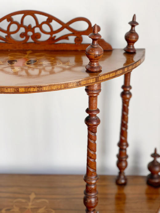 【在仓】意大利1940s古董拼花置物架AU018 商品图6