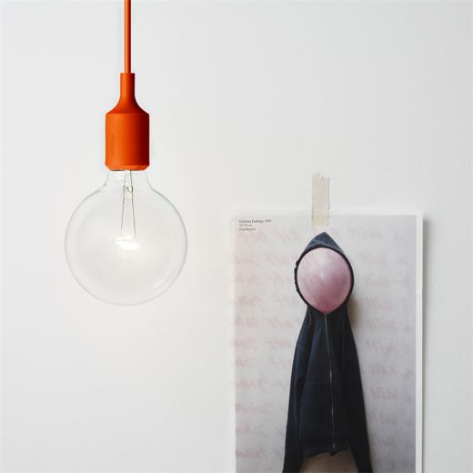 丹麦设计师品牌  muuto E27 彩色硅胶吊灯 北欧清新自然的设计 高端轻奢 商品图5