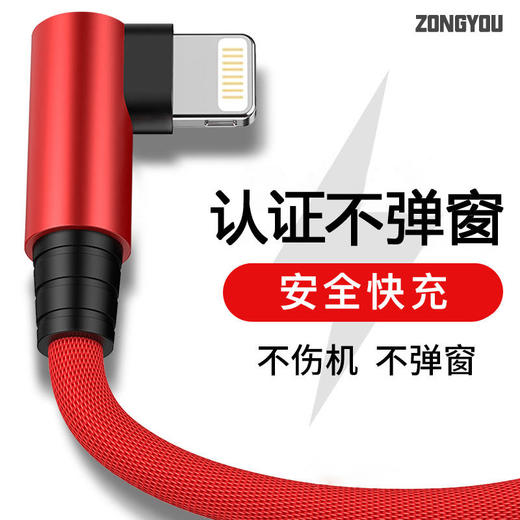 纵友科技三代 高品质数据线 苹果iphone/Type-C充电线1米 商品图1