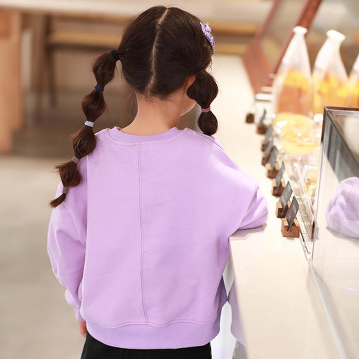 【2025反季抄底清仓】龙之涵 宽松短款系列卫衣 女童飞翔梦印花 秋冬时尚百搭童装 婴幼儿A类标准 商品图9