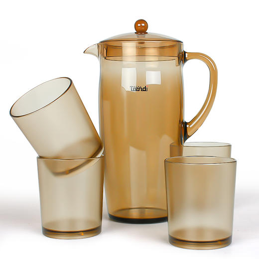 ACRYLIC波尔多 1.6L亚克力水壶+4个水杯套装 S-868 商品图1