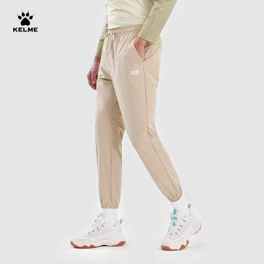 KELME卡尔美梭织长裤男春季束脚休闲时尚裤弹力运动裤子 商品图1