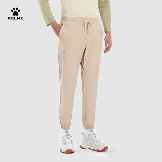 KELME卡尔美梭织长裤男春季束脚休闲时尚裤弹力运动裤子 商品图2