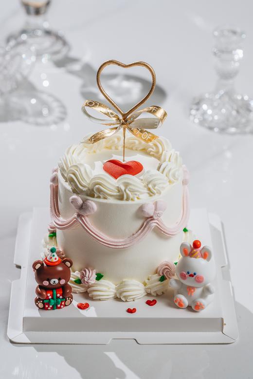 熊先生与兔小姐蛋糕 商品图1