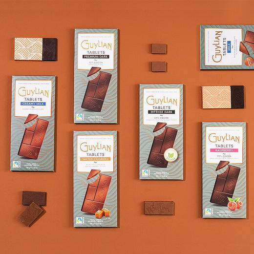 比利时吉利莲排块巧克力系列100g 口味可选 坚持使用纯正可可脂 042313/041060-7/041060-6 商品图0