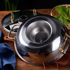 日本进口吉川 雪月亭 老式不锈钢火锅 25㎝ 日式寿喜锅涮菜羊肉专用 商品缩略图10