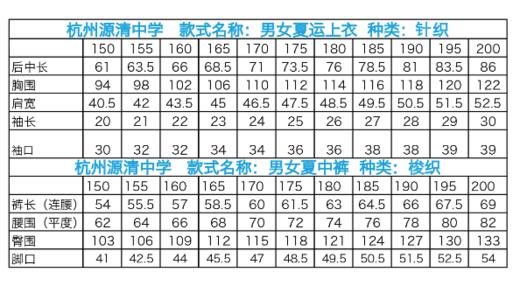2022级浙江省杭州市源清中学学生校服（有质量问题可换货，不退货） 商品图10