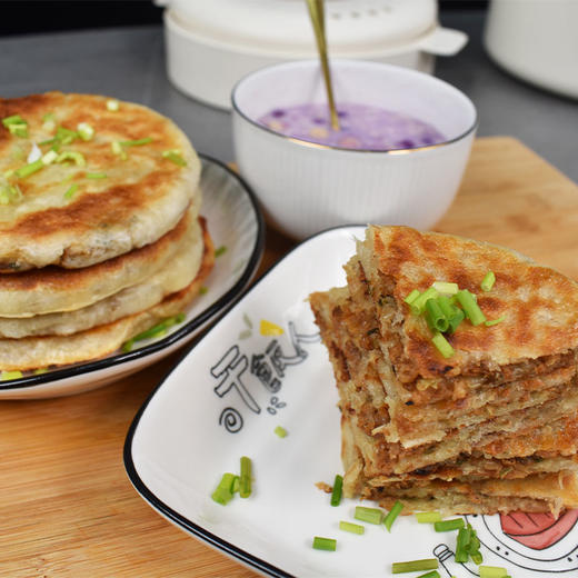 【严选】荆州好物丨江陵铁牛饼湖北荆州江陵特色美食牛肉馅饼酥皮夹肉煎饼半成品早餐牛肉饼345g*10袋共30个饼 商品图7