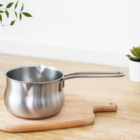 日本吉川进口泼油锅热油小锅奶锅304迷你厚底家用辅食锅12㎝