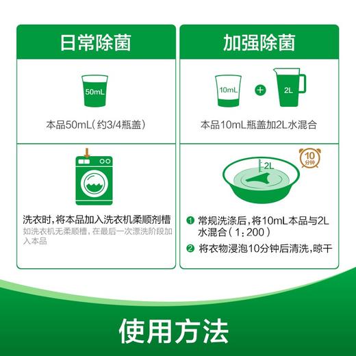 【滴露】内衣专用除菌液750ml*2 清香衣物 商品图4