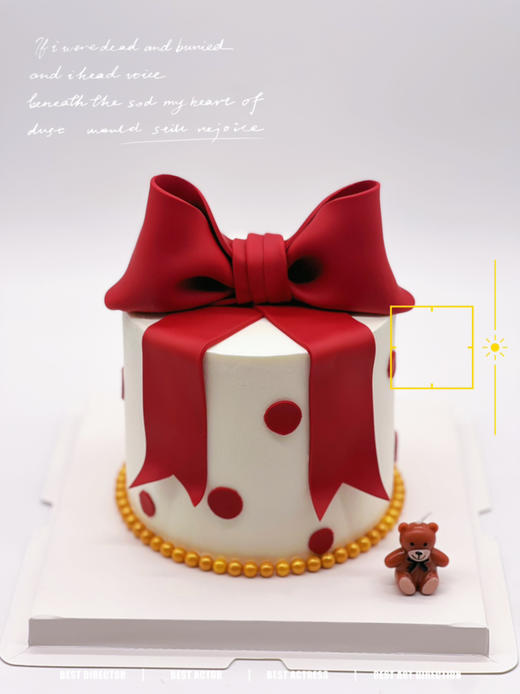 复古Lady蝴蝶结  · 奶油霜蛋糕 商品图0